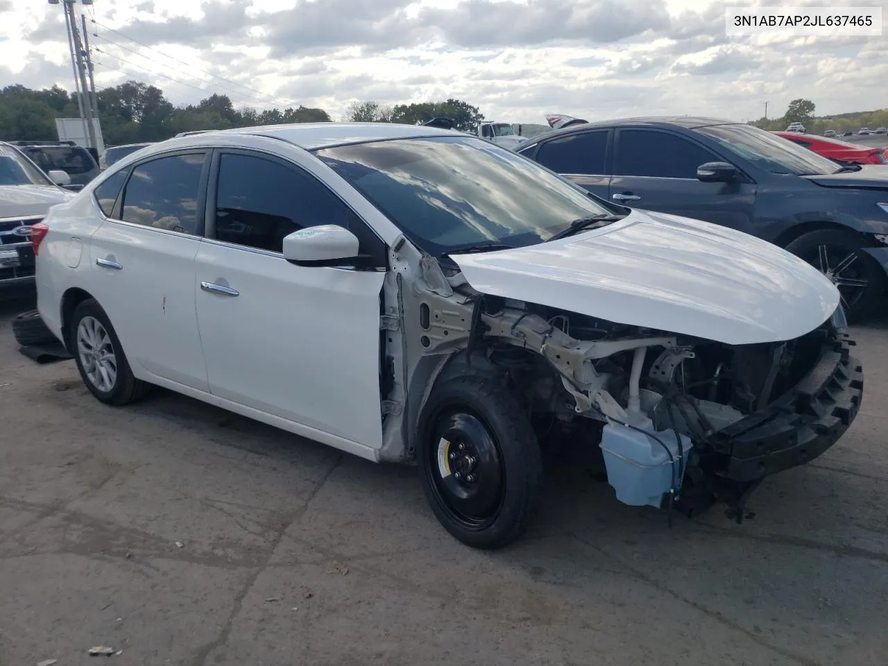 3N1AB7AP2JL637465 2018 Nissan Sentra S