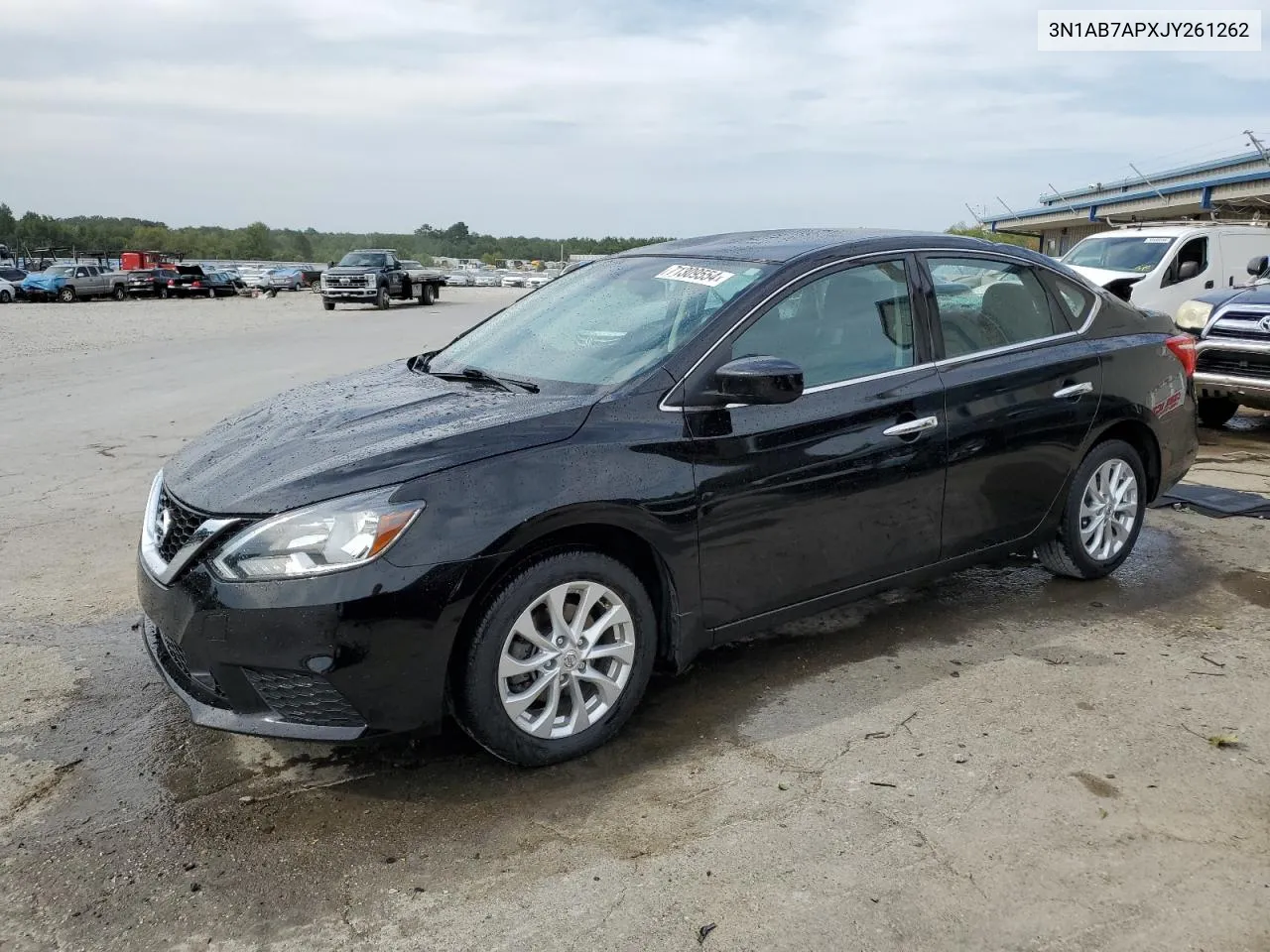 2018 Nissan Sentra S VIN: 3N1AB7APXJY261262 Lot: 71309554