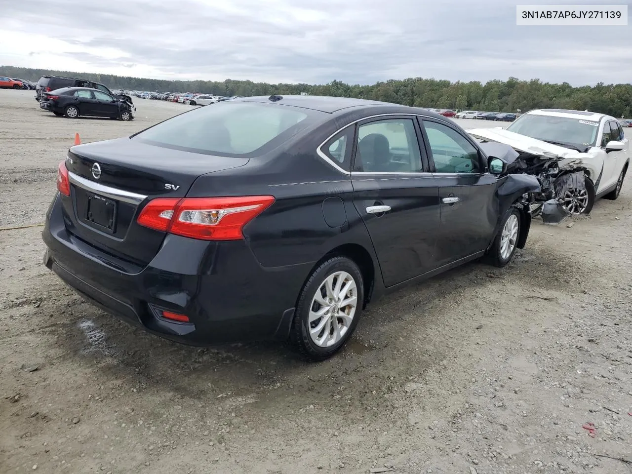 2018 Nissan Sentra S VIN: 3N1AB7AP6JY271139 Lot: 71344814