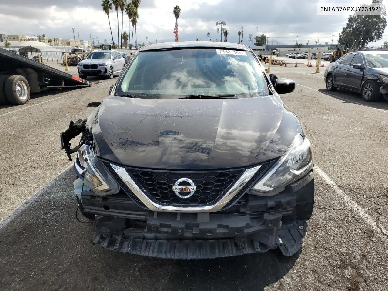 2018 Nissan Sentra S VIN: 3N1AB7APXJY234921 Lot: 71437144