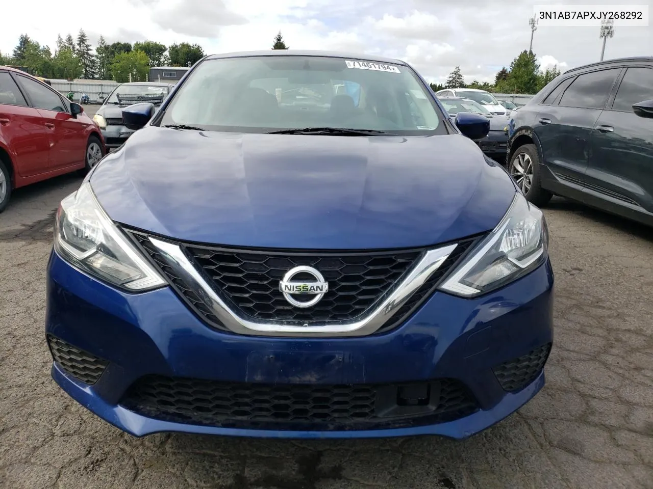 2018 Nissan Sentra S VIN: 3N1AB7APXJY268292 Lot: 71461794