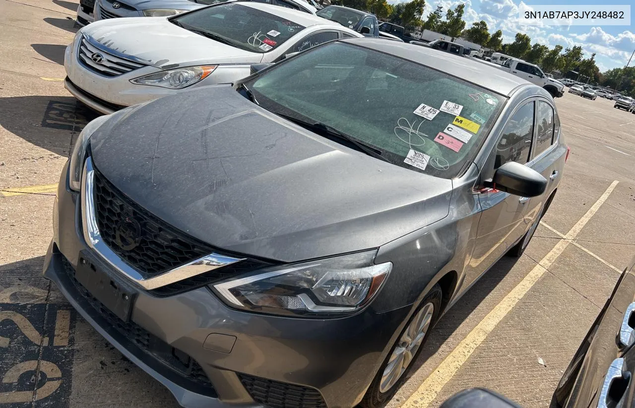 2018 Nissan Sentra S VIN: 3N1AB7AP3JY248482 Lot: 71478874