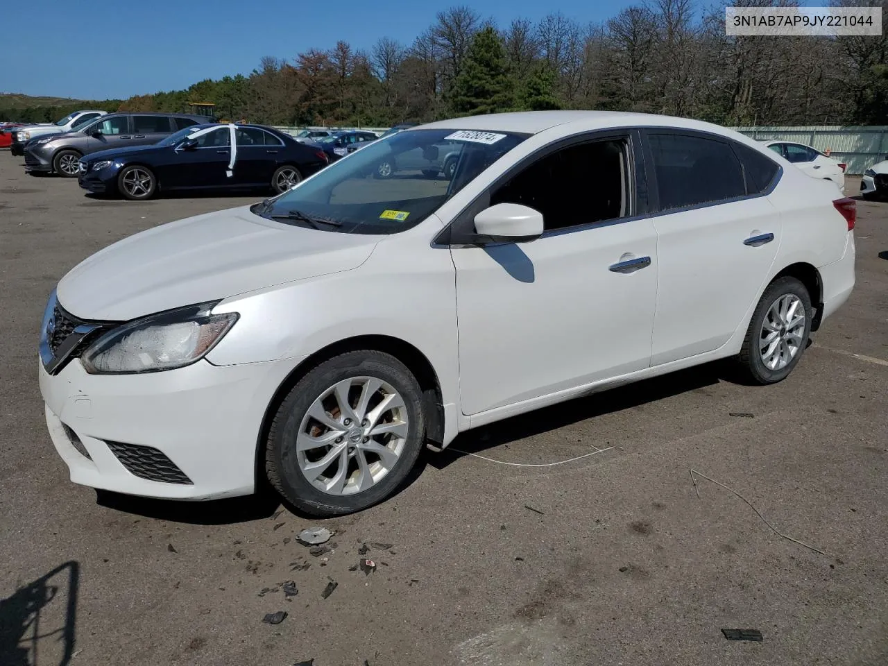 2018 Nissan Sentra S VIN: 3N1AB7AP9JY221044 Lot: 71528074