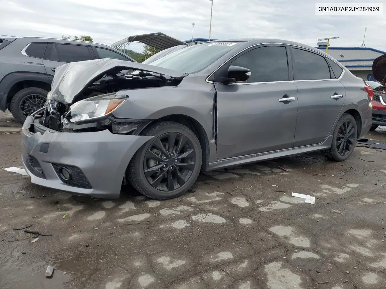 2018 Nissan Sentra S VIN: 3N1AB7AP2JY284969 Lot: 71555804