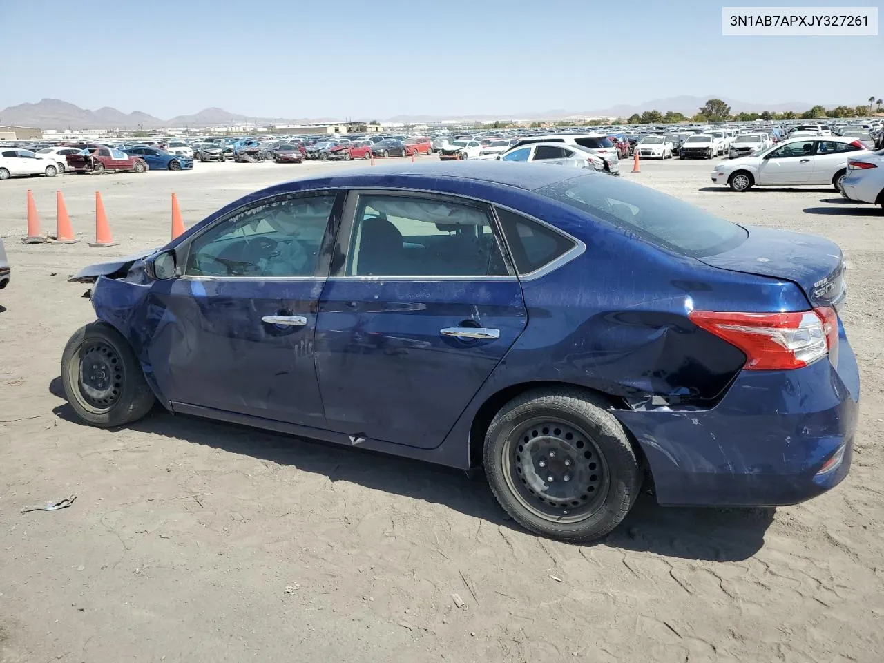 2018 Nissan Sentra S VIN: 3N1AB7APXJY327261 Lot: 71586254