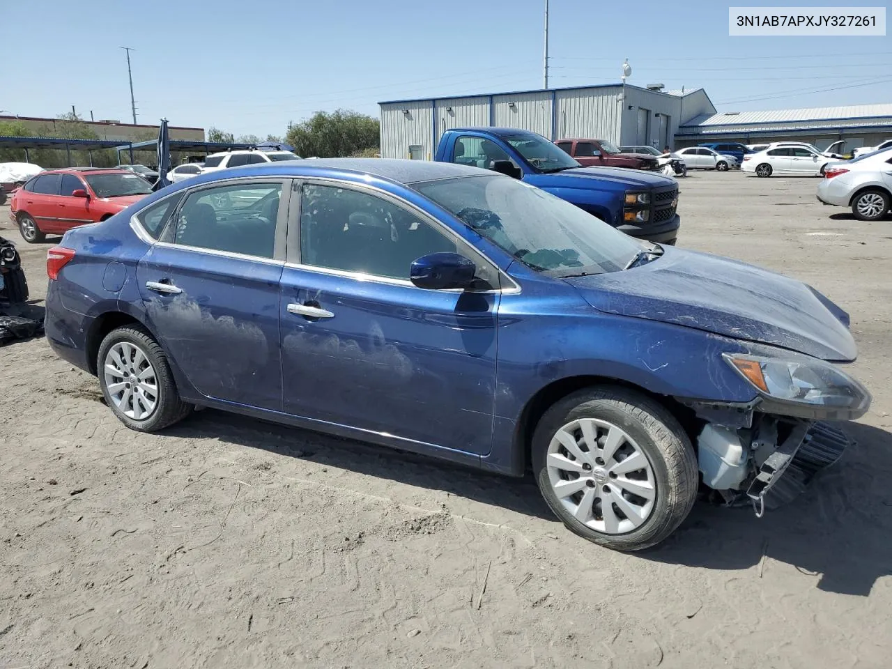 2018 Nissan Sentra S VIN: 3N1AB7APXJY327261 Lot: 71586254