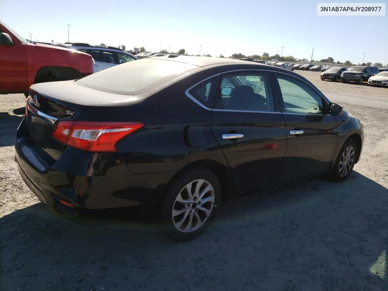 2018 Nissan Sentra S VIN: 3N1AB7AP6JY208977 Lot: 71638144