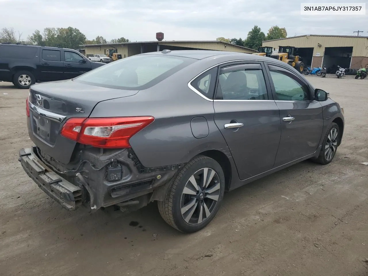 2018 Nissan Sentra S VIN: 3N1AB7AP6JY317357 Lot: 71654444