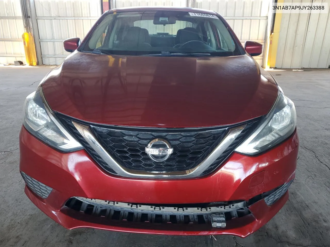 2018 Nissan Sentra S VIN: 3N1AB7AP9JY263388 Lot: 71669814