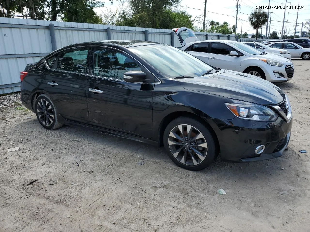 2018 Nissan Sentra S VIN: 3N1AB7AP0JY314034 Lot: 71830044