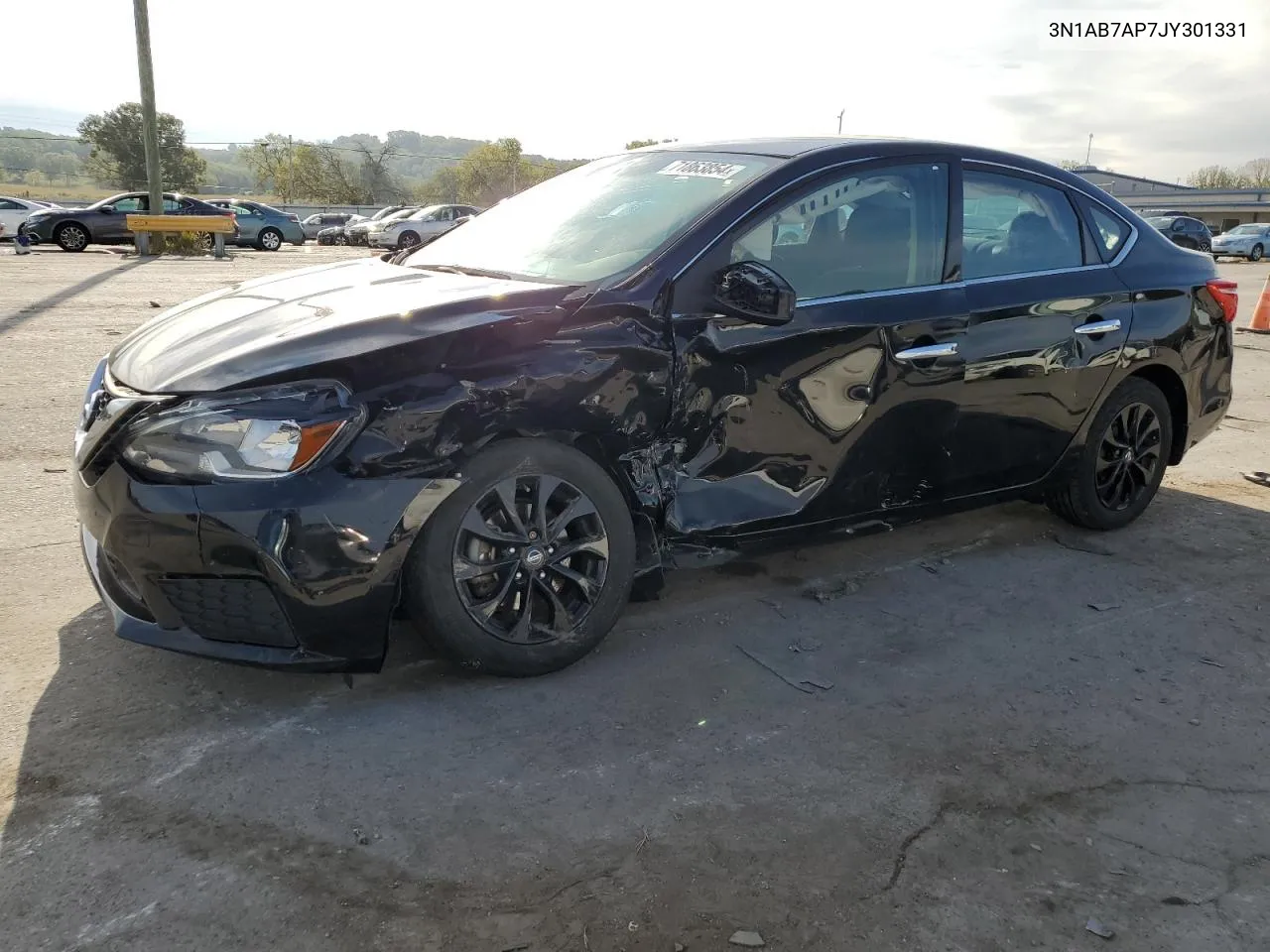 2018 Nissan Sentra S VIN: 3N1AB7AP7JY301331 Lot: 71863854