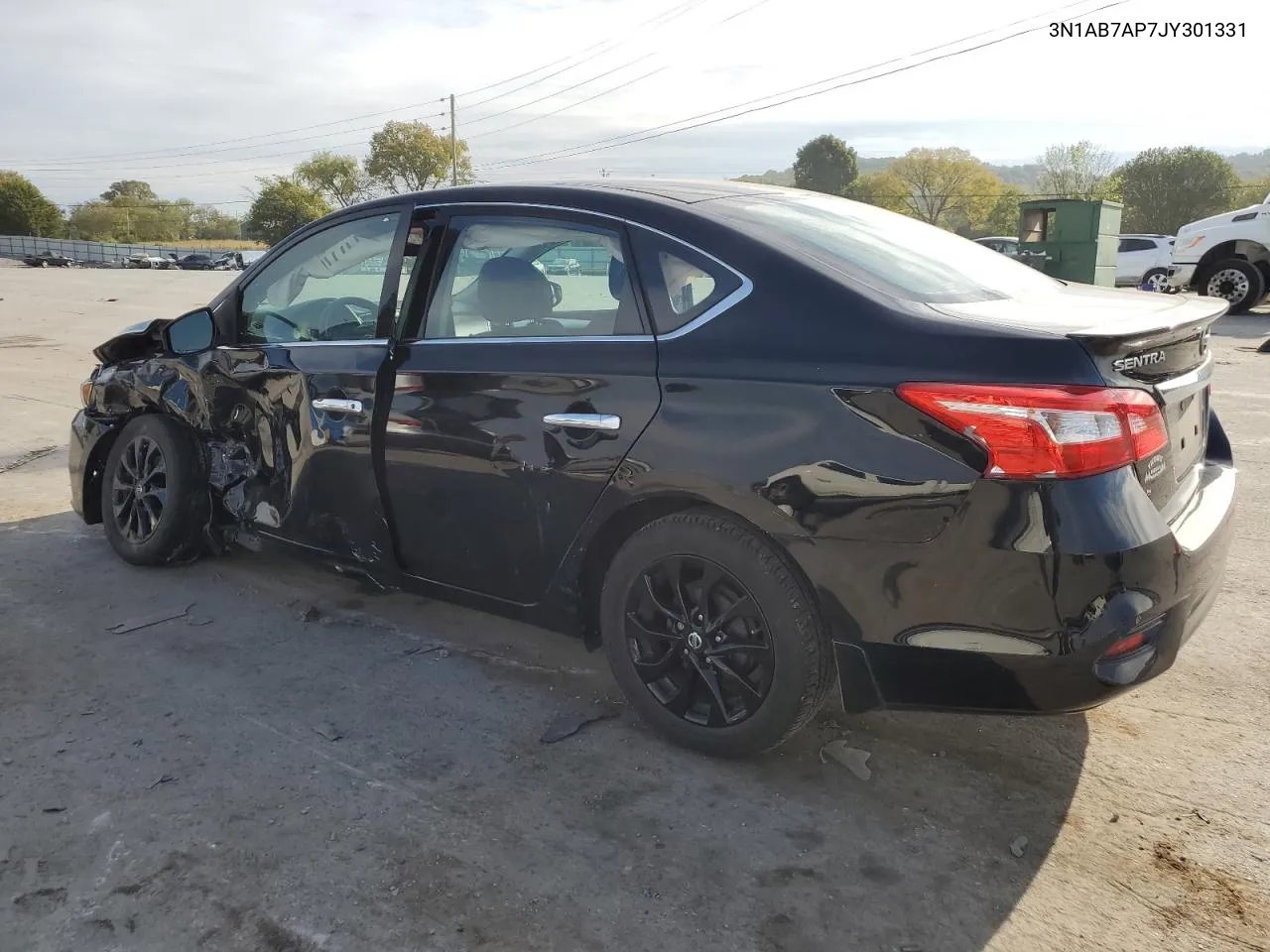 2018 Nissan Sentra S VIN: 3N1AB7AP7JY301331 Lot: 71863854