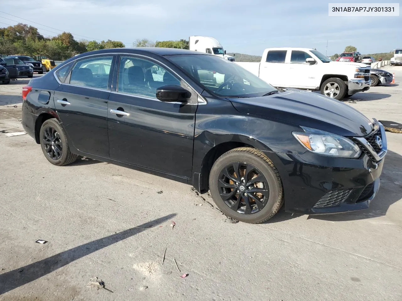 2018 Nissan Sentra S VIN: 3N1AB7AP7JY301331 Lot: 71863854