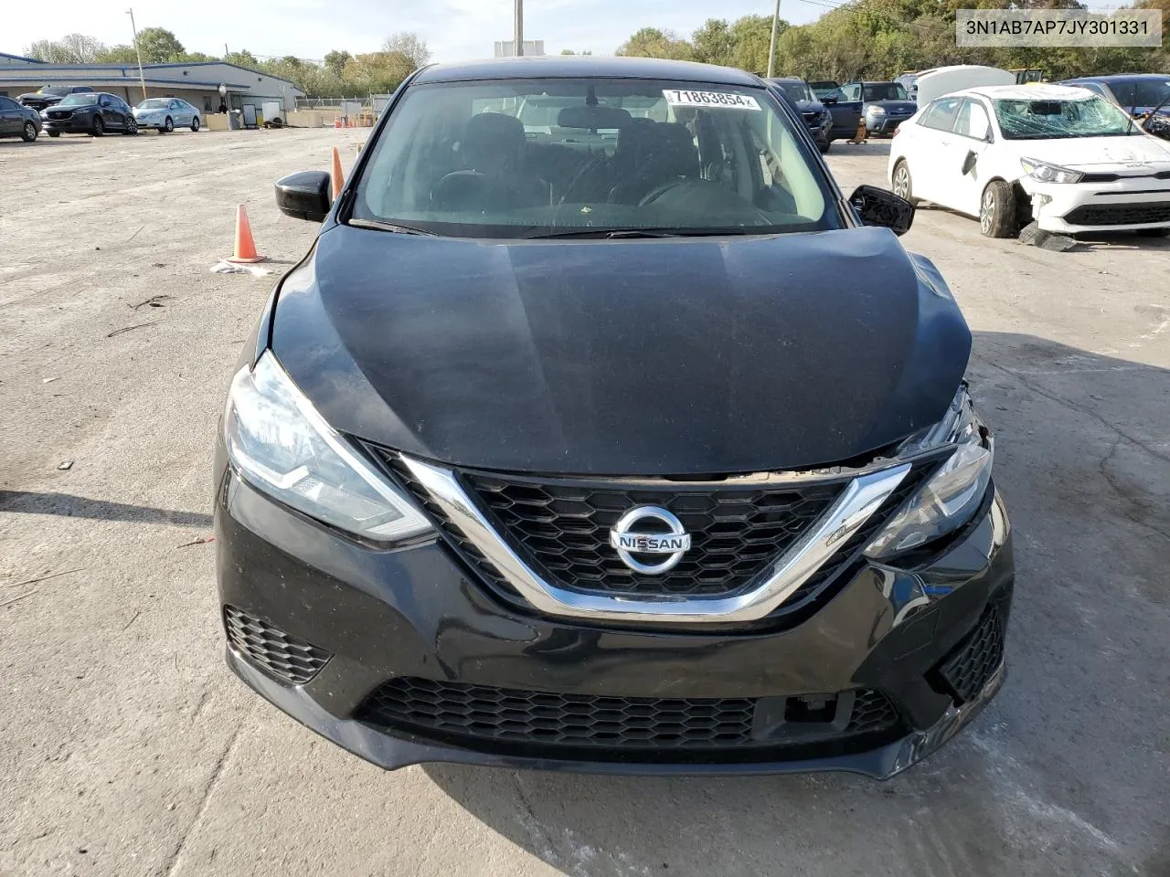 2018 Nissan Sentra S VIN: 3N1AB7AP7JY301331 Lot: 71863854