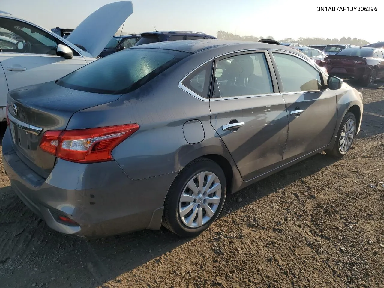 2018 Nissan Sentra S VIN: 3N1AB7AP1JY306296 Lot: 71998454