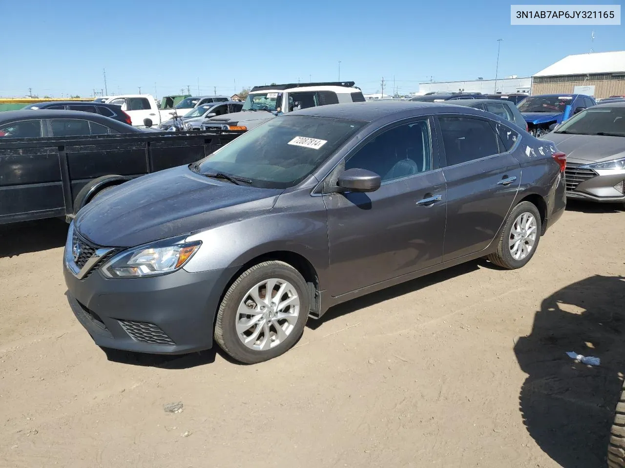 3N1AB7AP6JY321165 2018 Nissan Sentra S