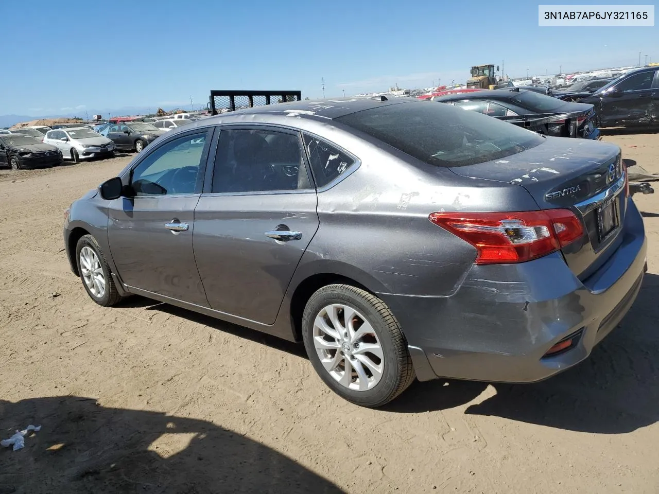 2018 Nissan Sentra S VIN: 3N1AB7AP6JY321165 Lot: 72087814