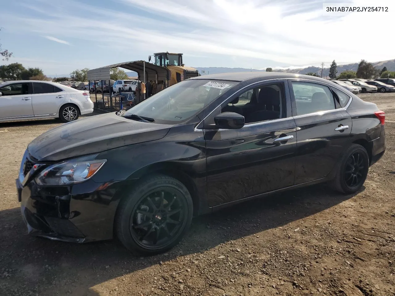 2018 Nissan Sentra S VIN: 3N1AB7AP2JY254712 Lot: 72217734