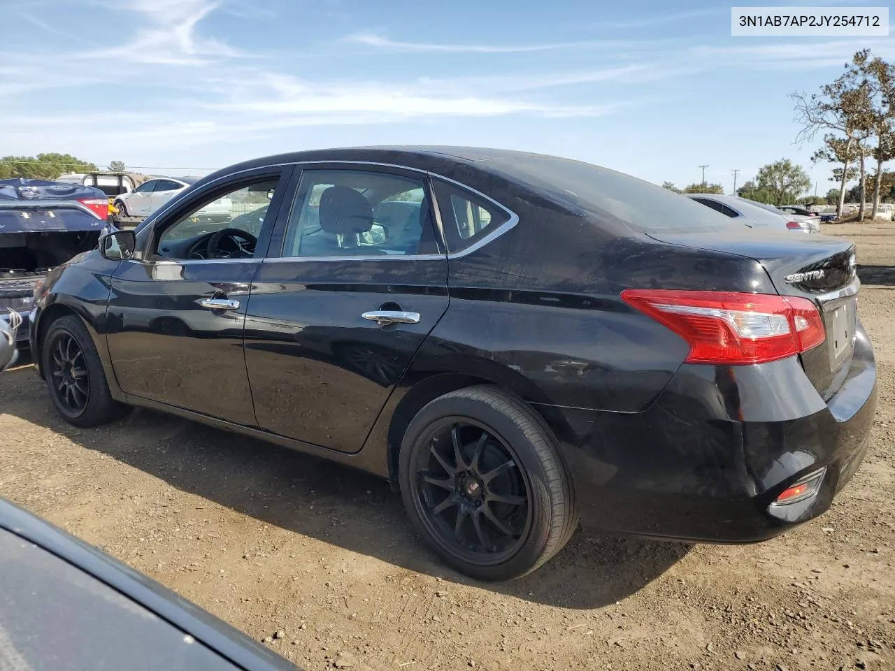 2018 Nissan Sentra S VIN: 3N1AB7AP2JY254712 Lot: 72217734