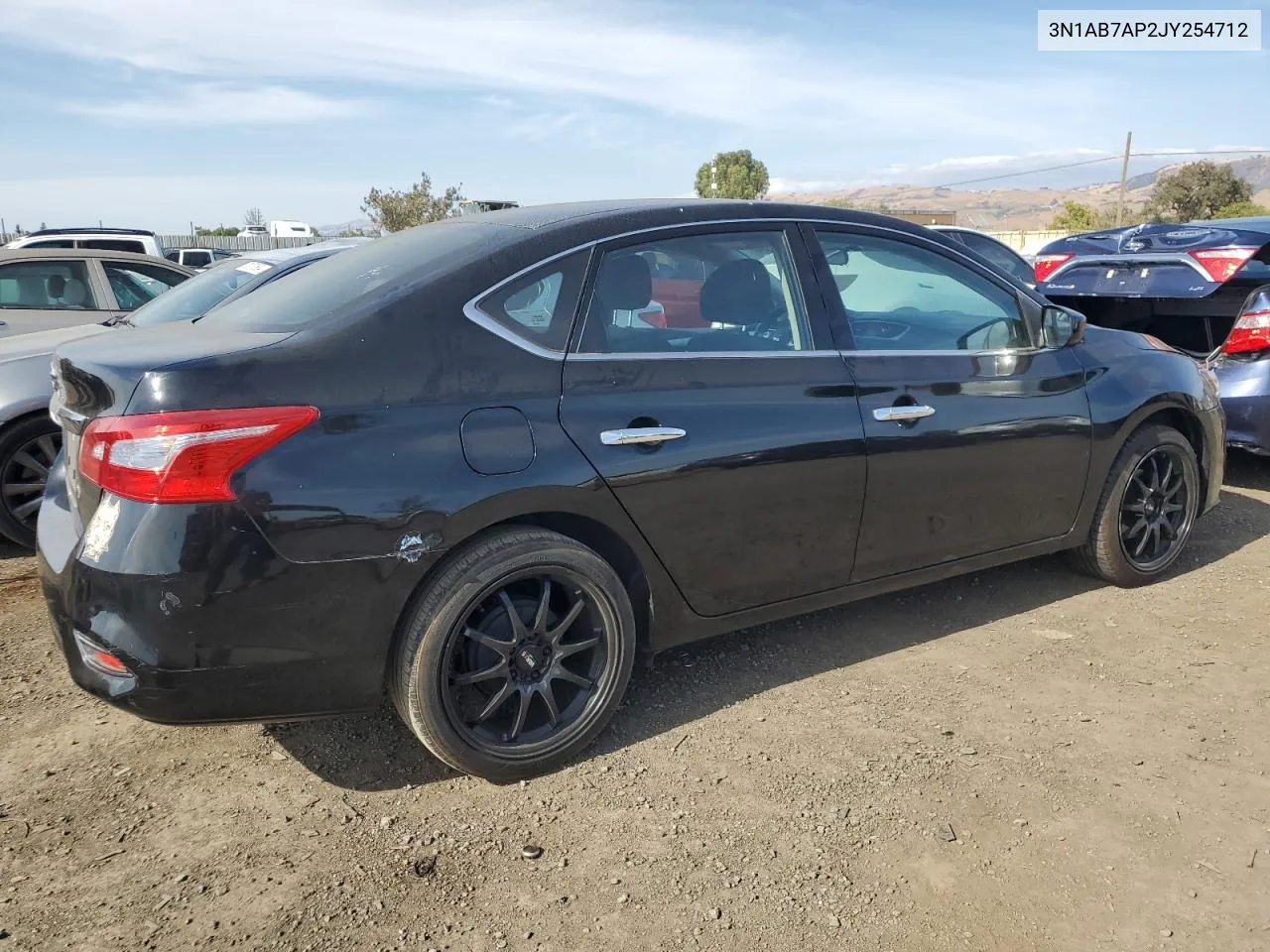 2018 Nissan Sentra S VIN: 3N1AB7AP2JY254712 Lot: 72217734