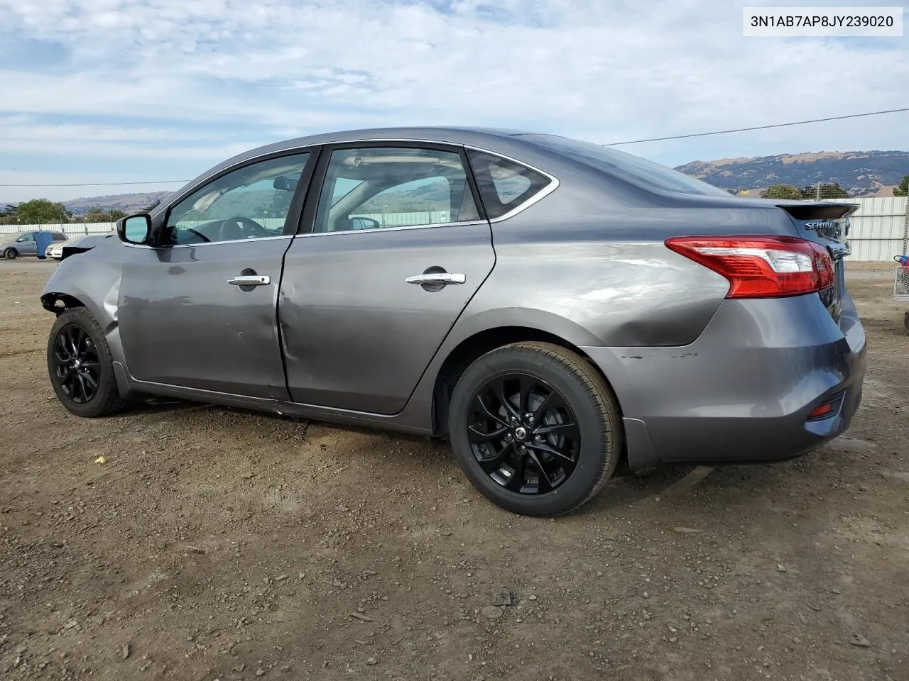 2018 Nissan Sentra S VIN: 3N1AB7AP8JY239020 Lot: 72234534