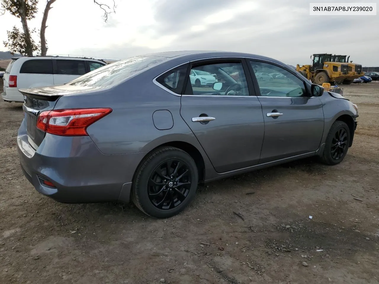 2018 Nissan Sentra S VIN: 3N1AB7AP8JY239020 Lot: 72234534