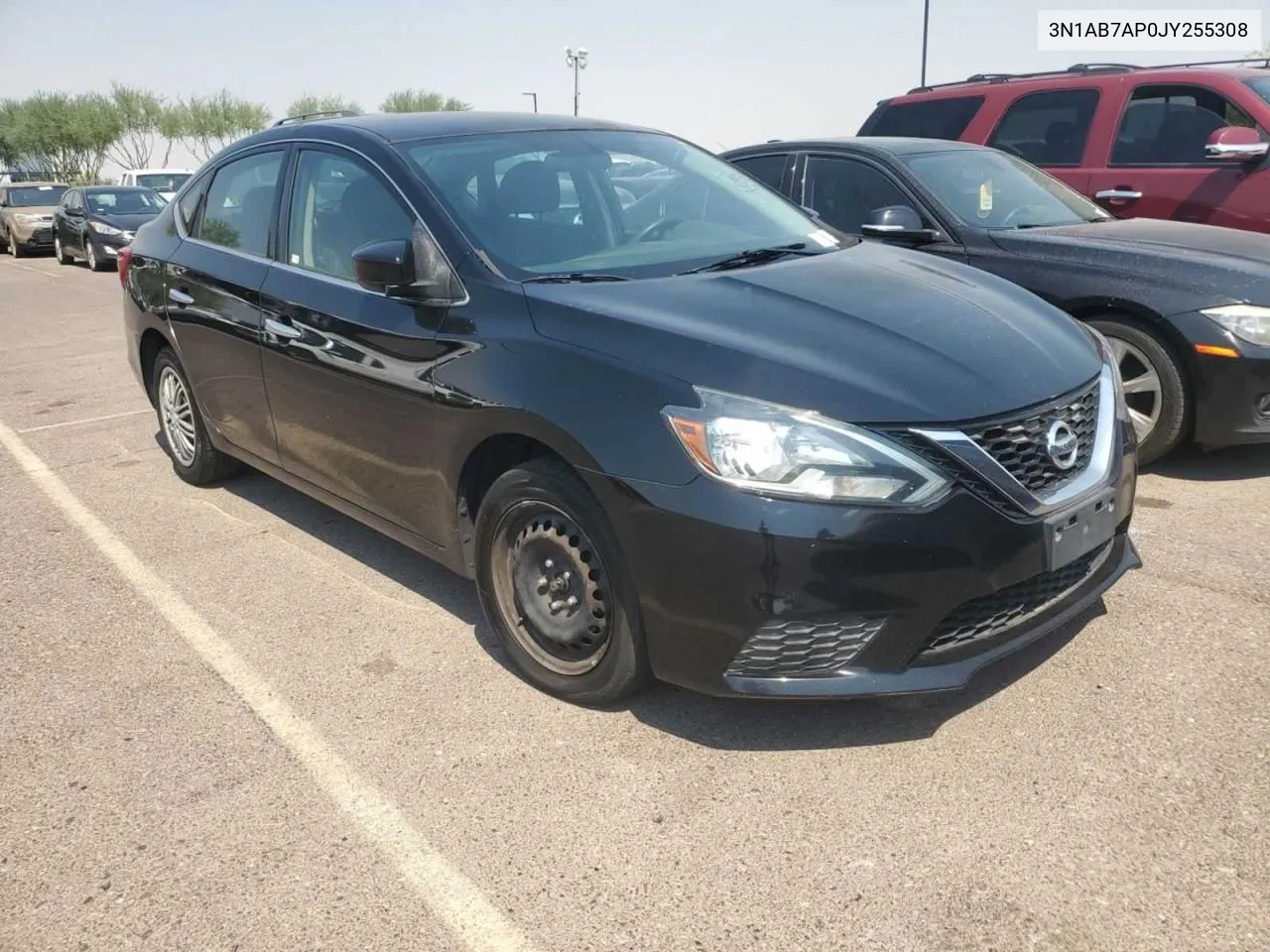 2018 Nissan Sentra S VIN: 3N1AB7AP0JY255308 Lot: 72289064