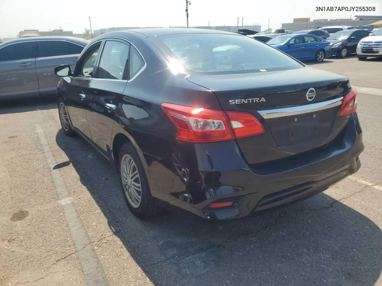 2018 Nissan Sentra S VIN: 3N1AB7AP0JY255308 Lot: 72289064