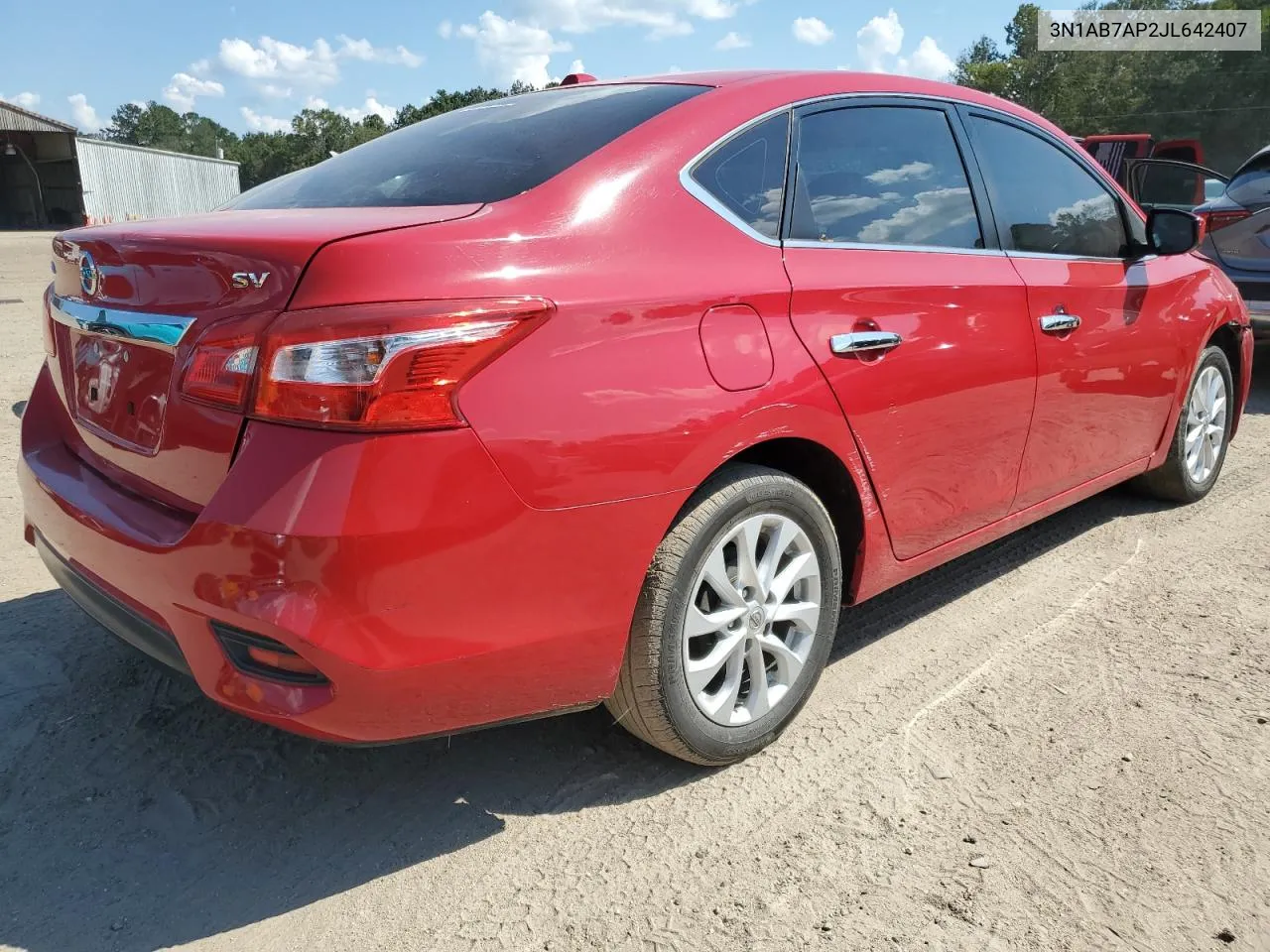 2018 Nissan Sentra S VIN: 3N1AB7AP2JL642407 Lot: 72339294