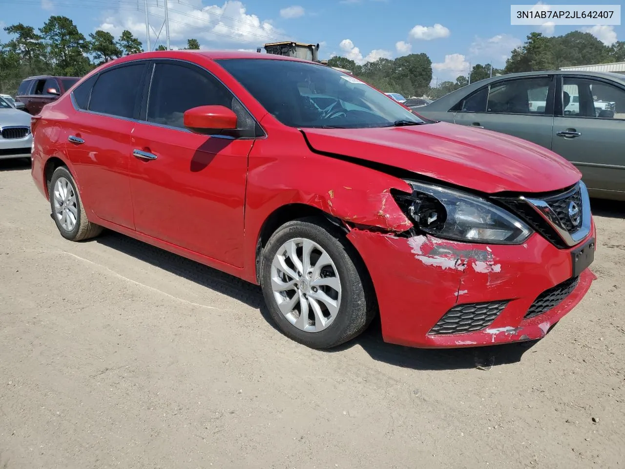 3N1AB7AP2JL642407 2018 Nissan Sentra S