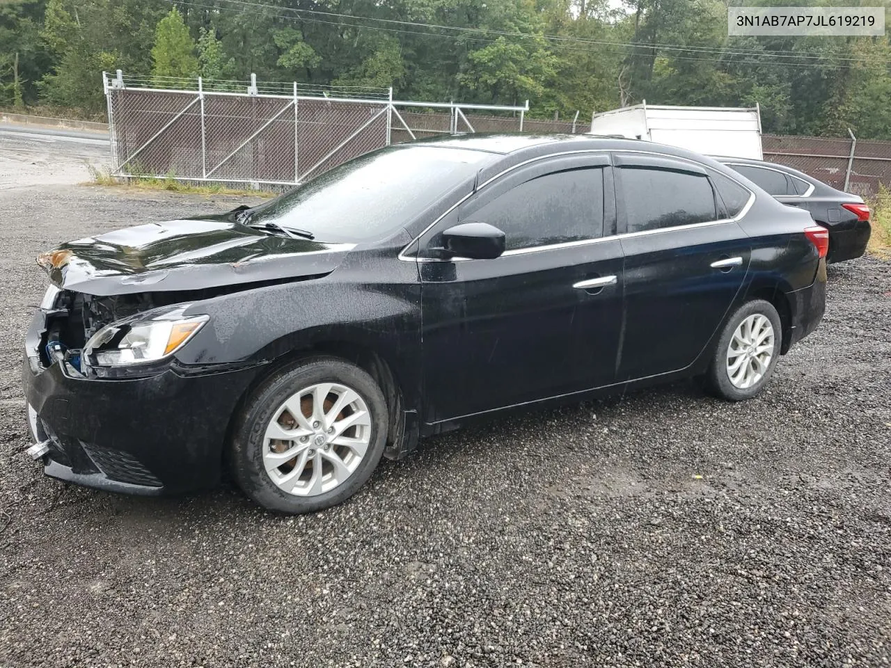 2018 Nissan Sentra S VIN: 3N1AB7AP7JL619219 Lot: 72619644