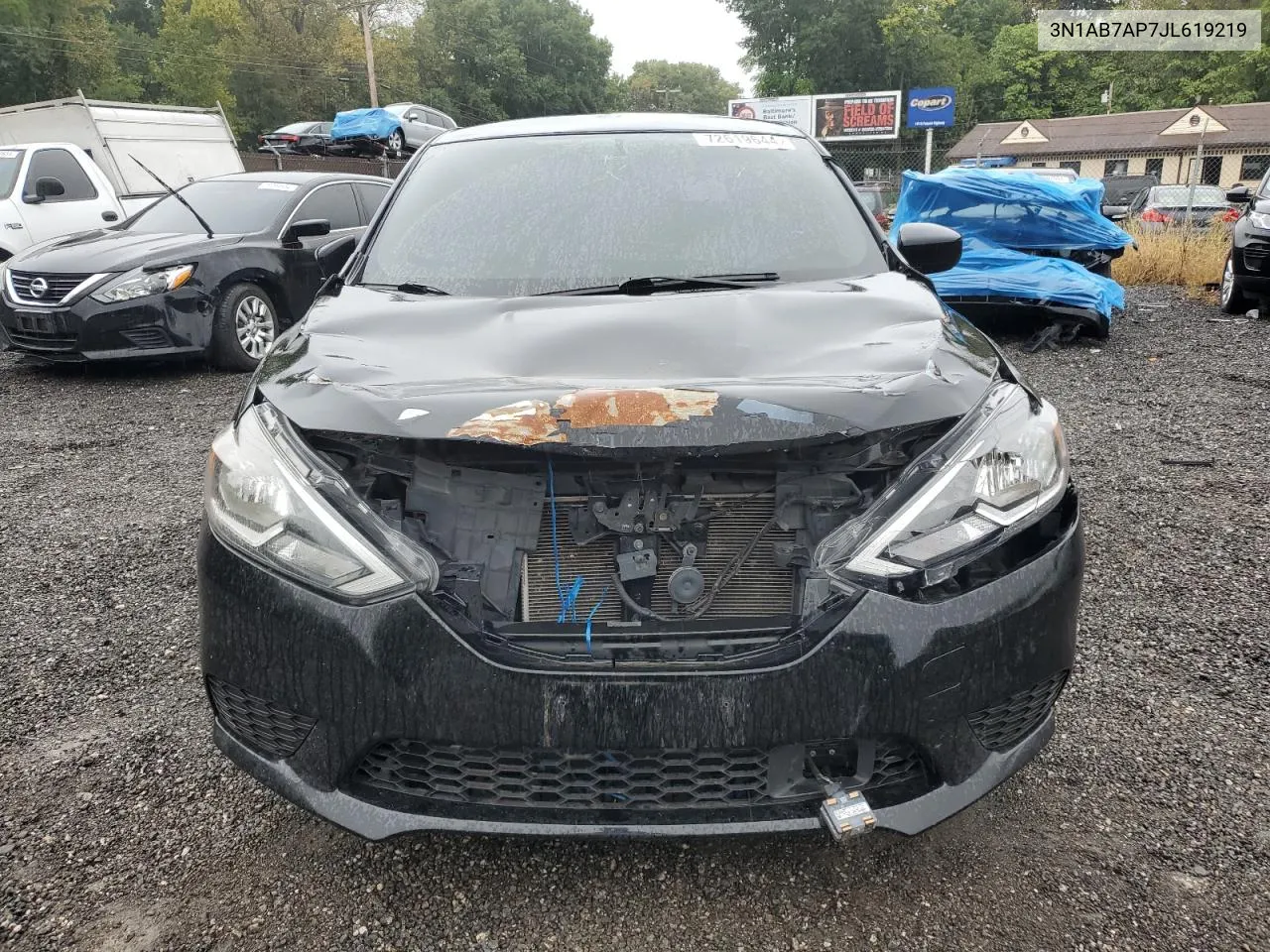 3N1AB7AP7JL619219 2018 Nissan Sentra S