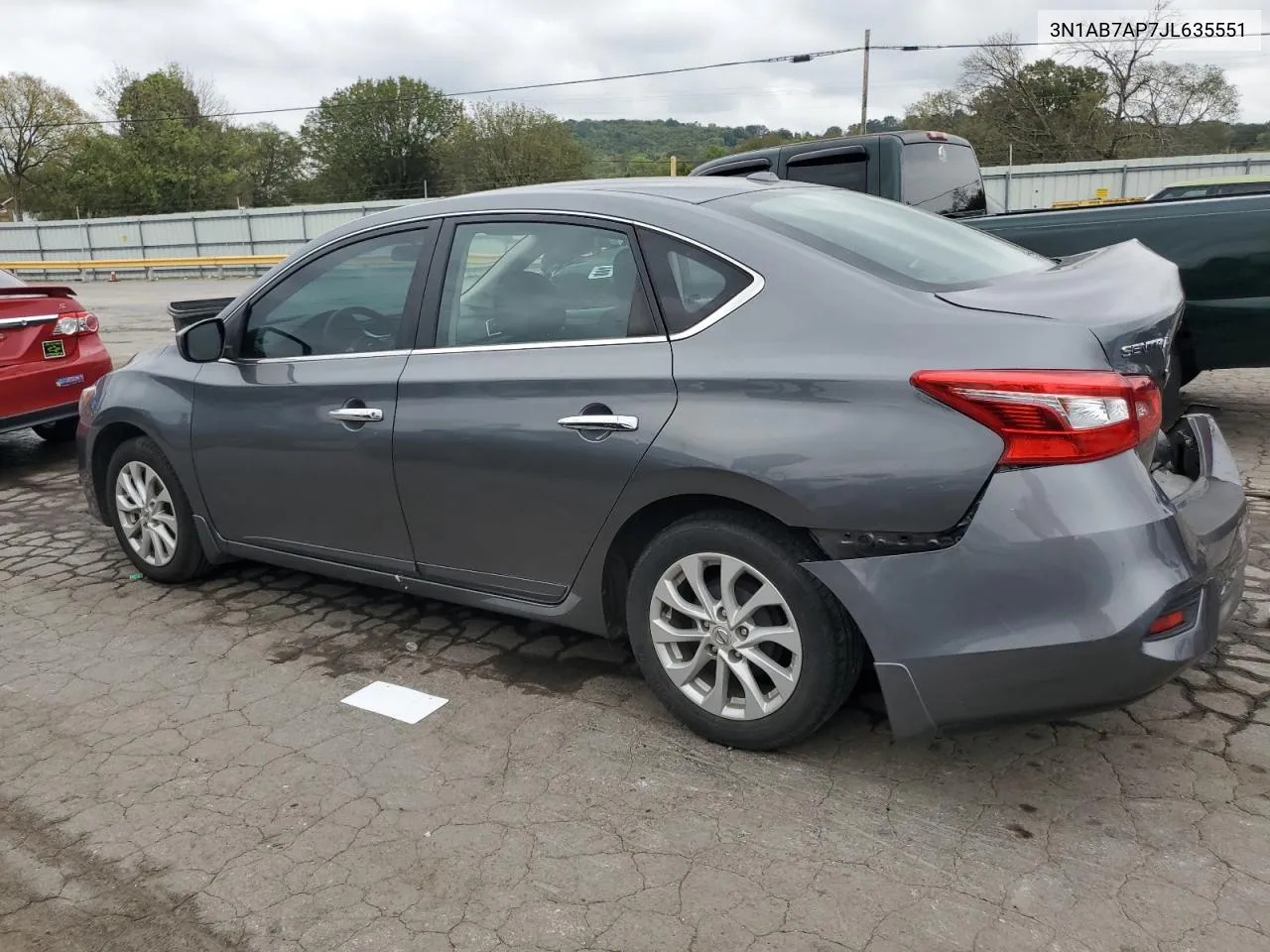 2018 Nissan Sentra S VIN: 3N1AB7AP7JL635551 Lot: 72817714