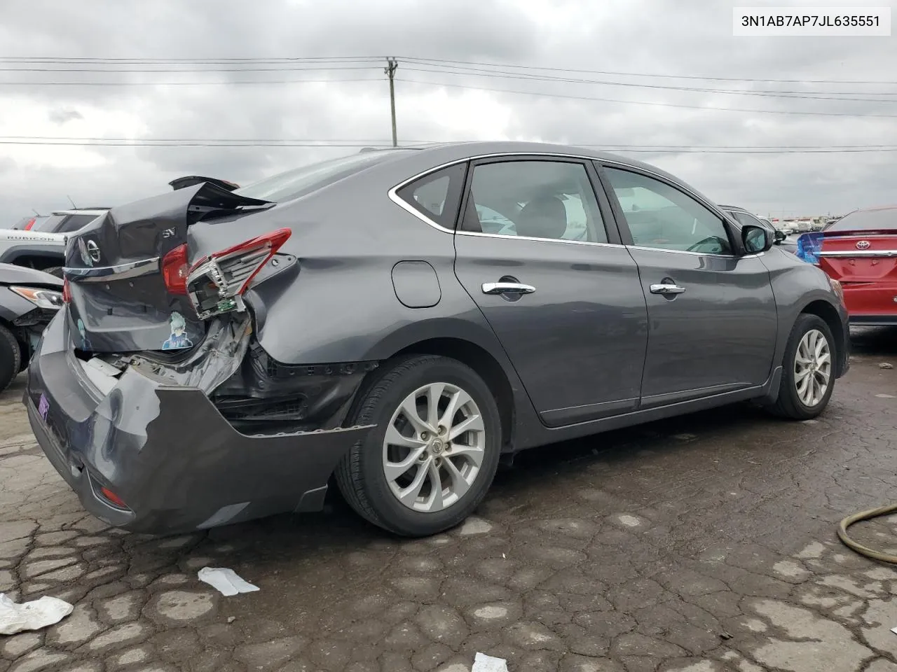 2018 Nissan Sentra S VIN: 3N1AB7AP7JL635551 Lot: 72817714