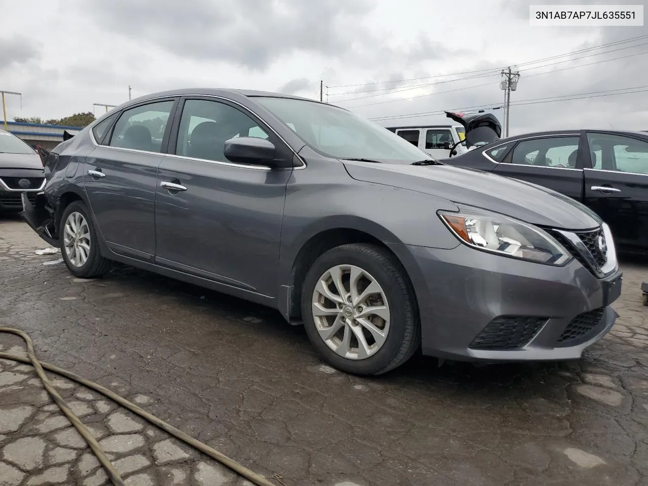 2018 Nissan Sentra S VIN: 3N1AB7AP7JL635551 Lot: 72817714