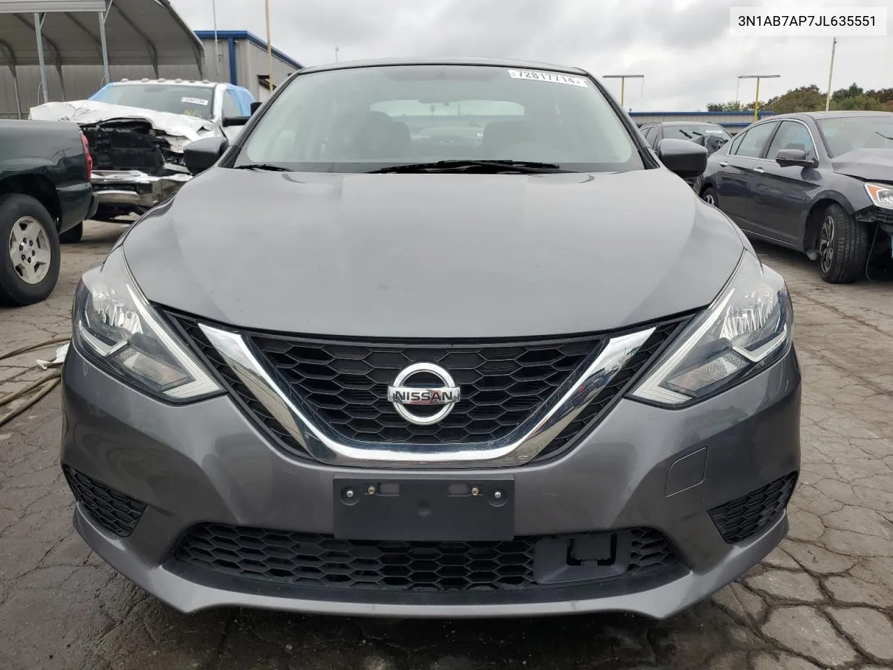 3N1AB7AP7JL635551 2018 Nissan Sentra S