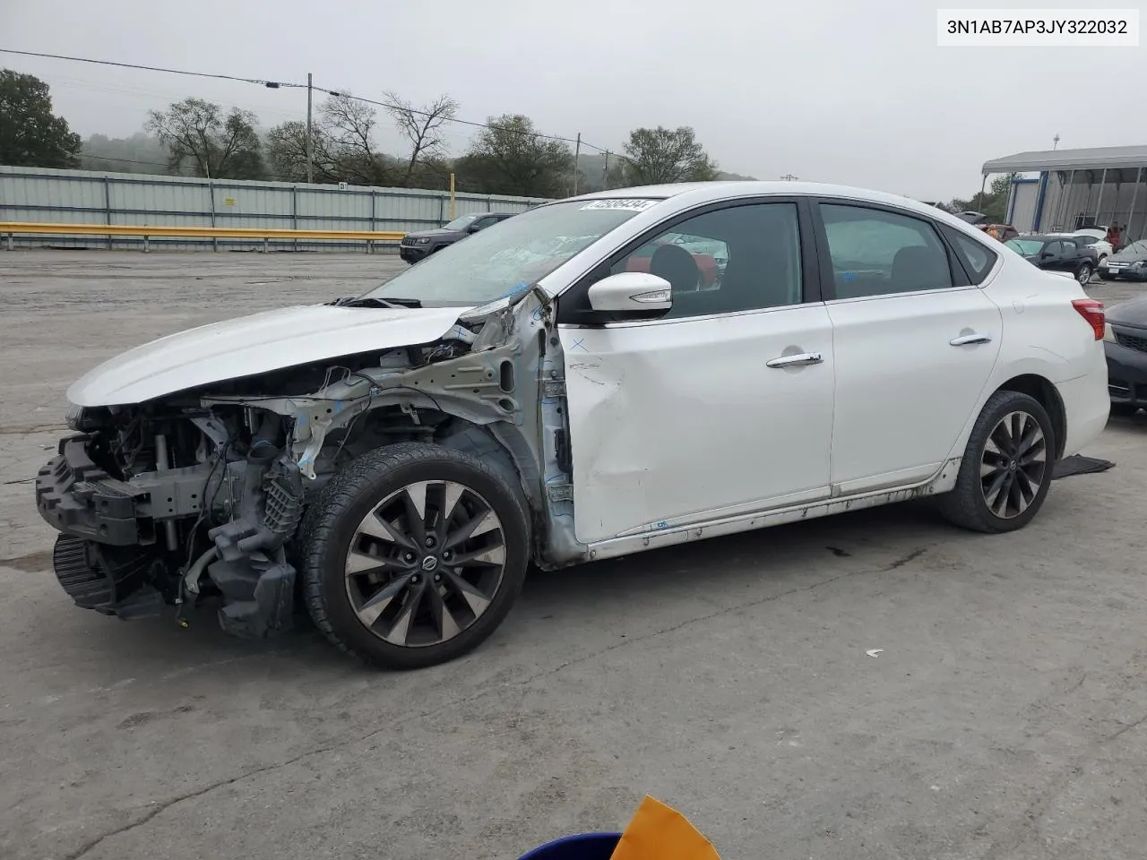 2018 Nissan Sentra S VIN: 3N1AB7AP3JY322032 Lot: 72936434