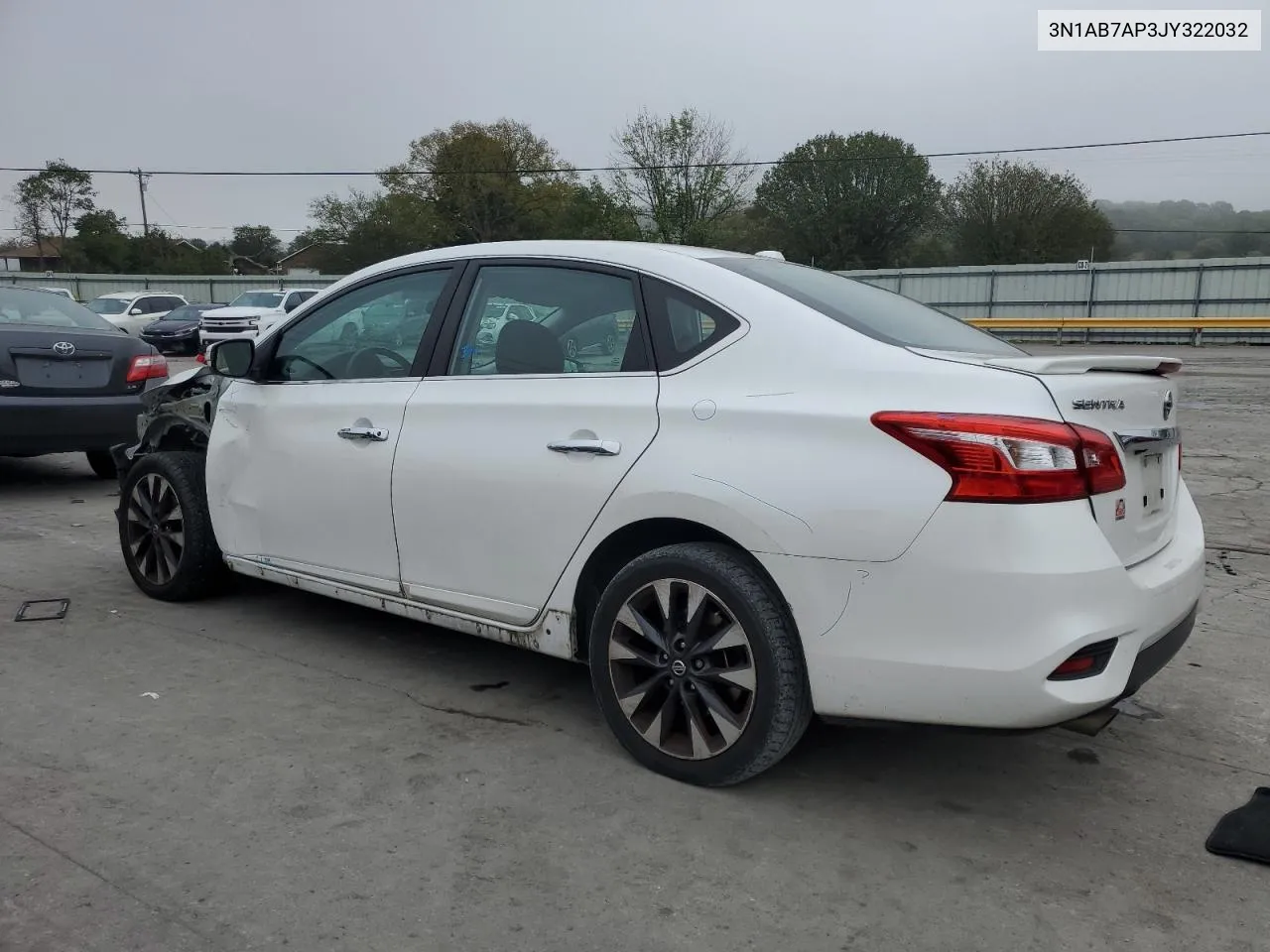 2018 Nissan Sentra S VIN: 3N1AB7AP3JY322032 Lot: 72936434