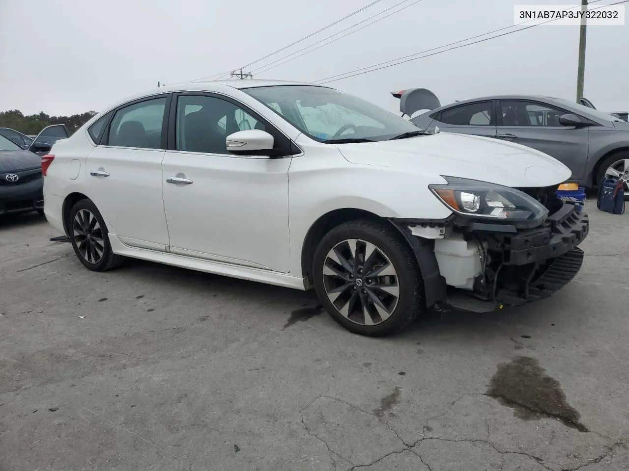 2018 Nissan Sentra S VIN: 3N1AB7AP3JY322032 Lot: 72936434