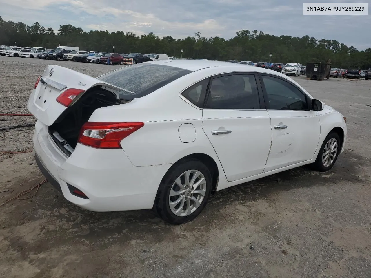 2018 Nissan Sentra S VIN: 3N1AB7AP9JY289229 Lot: 72987084