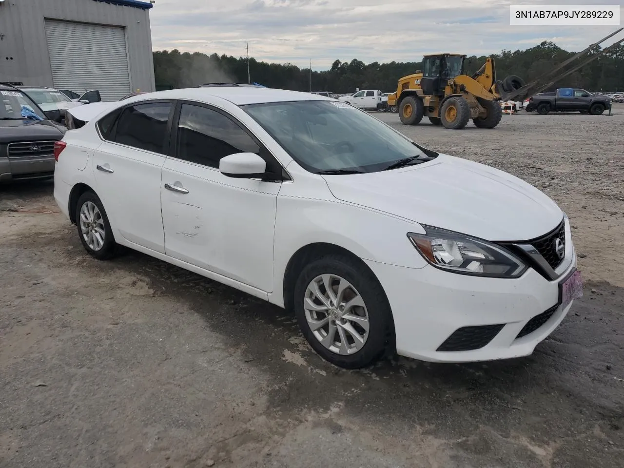 2018 Nissan Sentra S VIN: 3N1AB7AP9JY289229 Lot: 72987084