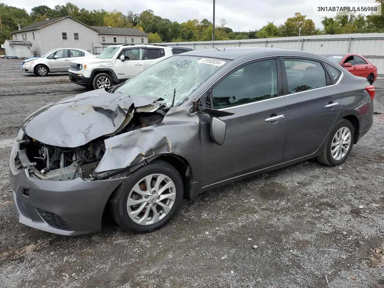 3N1AB7AP8JL656988 2018 Nissan Sentra S