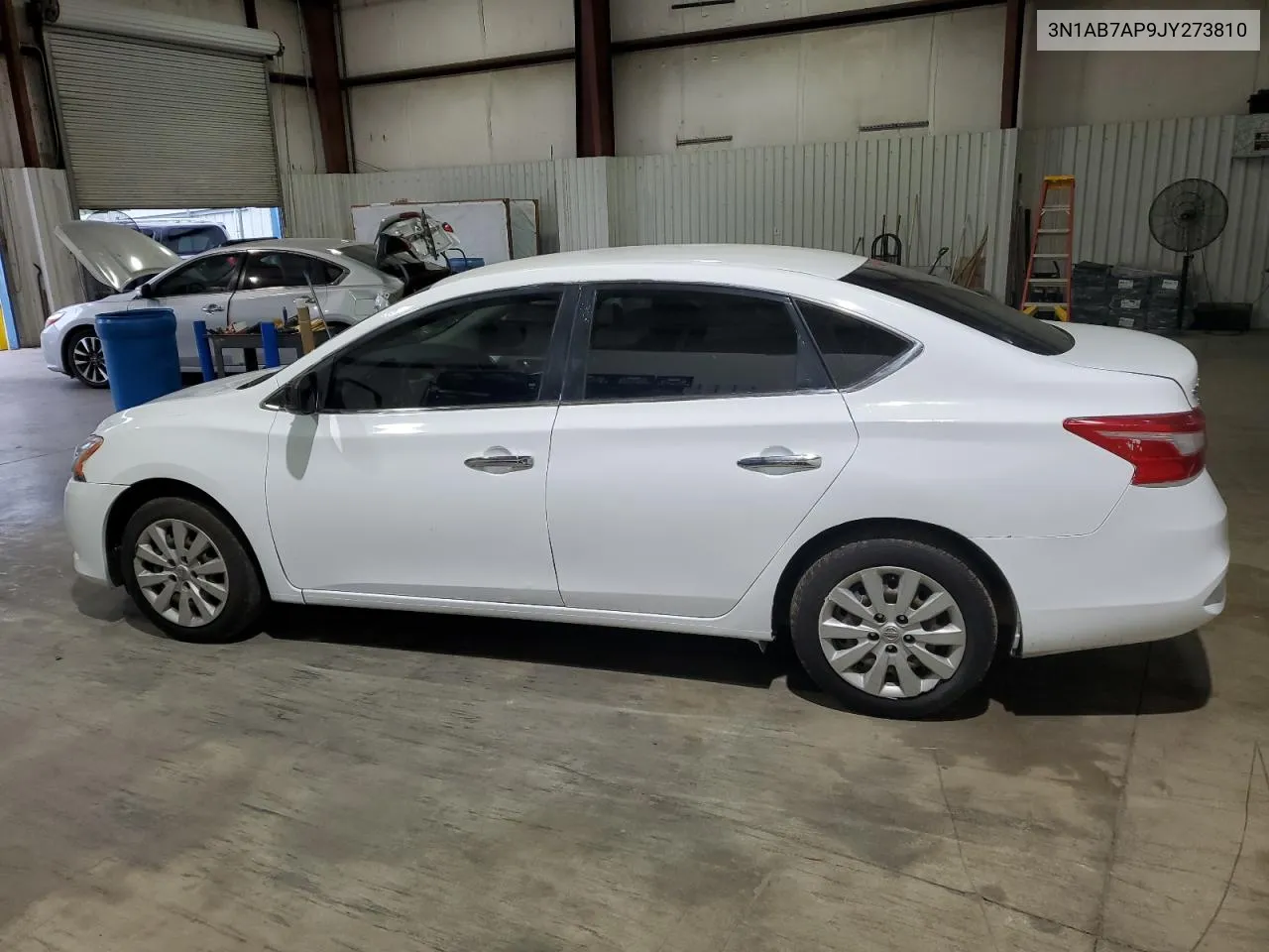 2018 Nissan Sentra S VIN: 3N1AB7AP9JY273810 Lot: 73183454