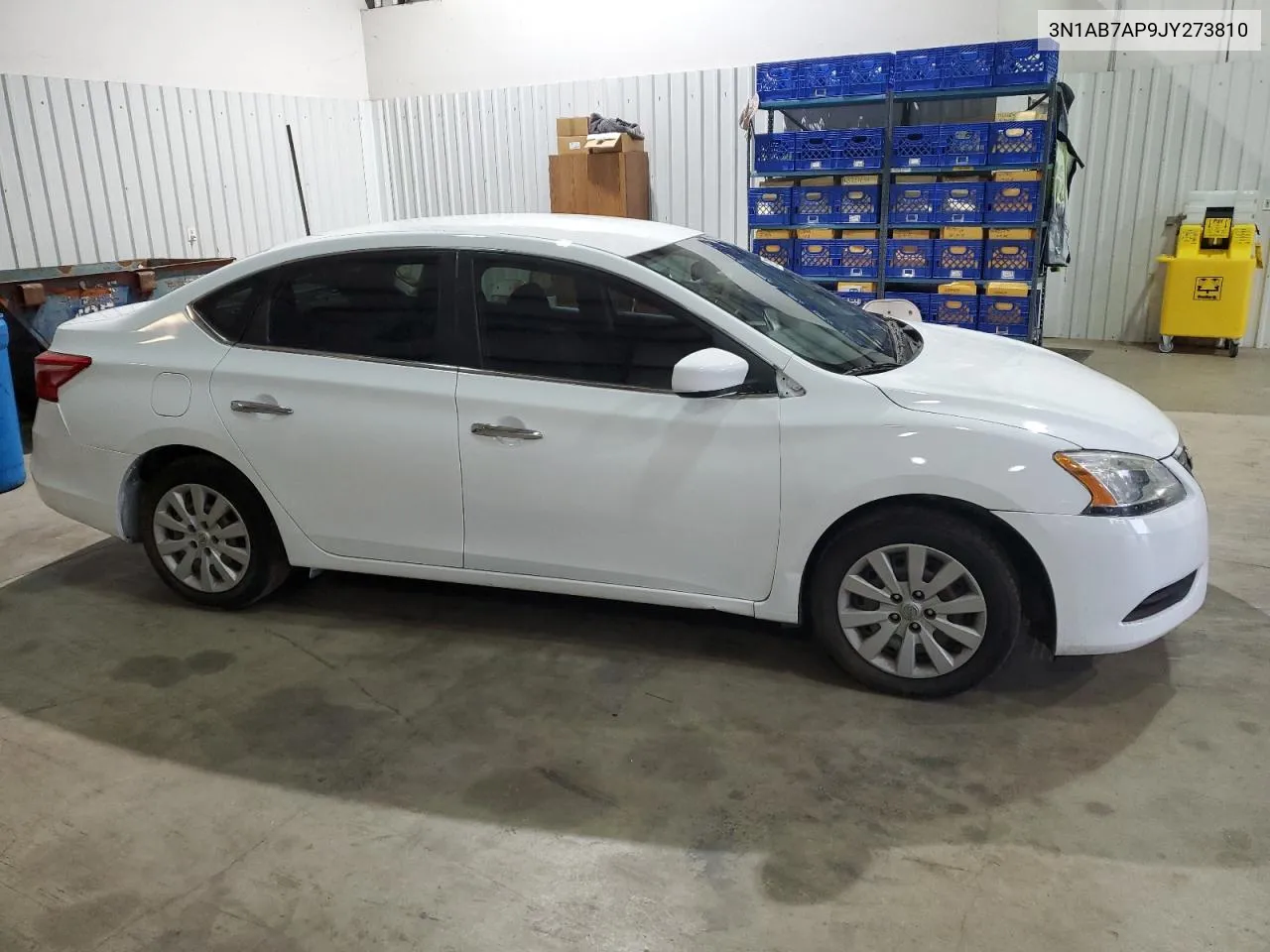 2018 Nissan Sentra S VIN: 3N1AB7AP9JY273810 Lot: 73183454