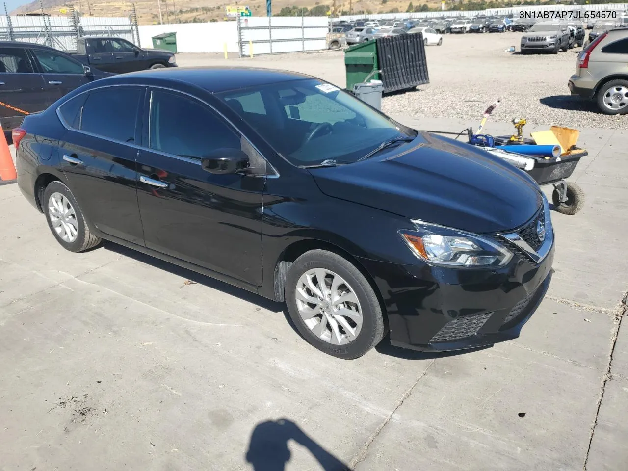 2018 Nissan Sentra S VIN: 3N1AB7AP7JL654570 Lot: 73238114