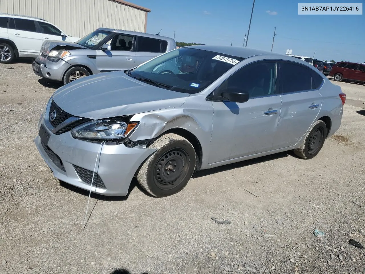 3N1AB7AP1JY226416 2018 Nissan Sentra S