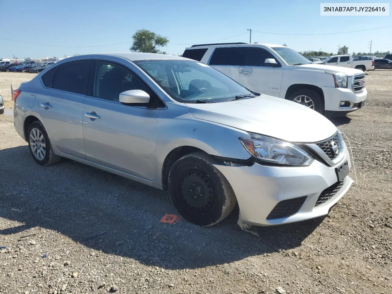 3N1AB7AP1JY226416 2018 Nissan Sentra S