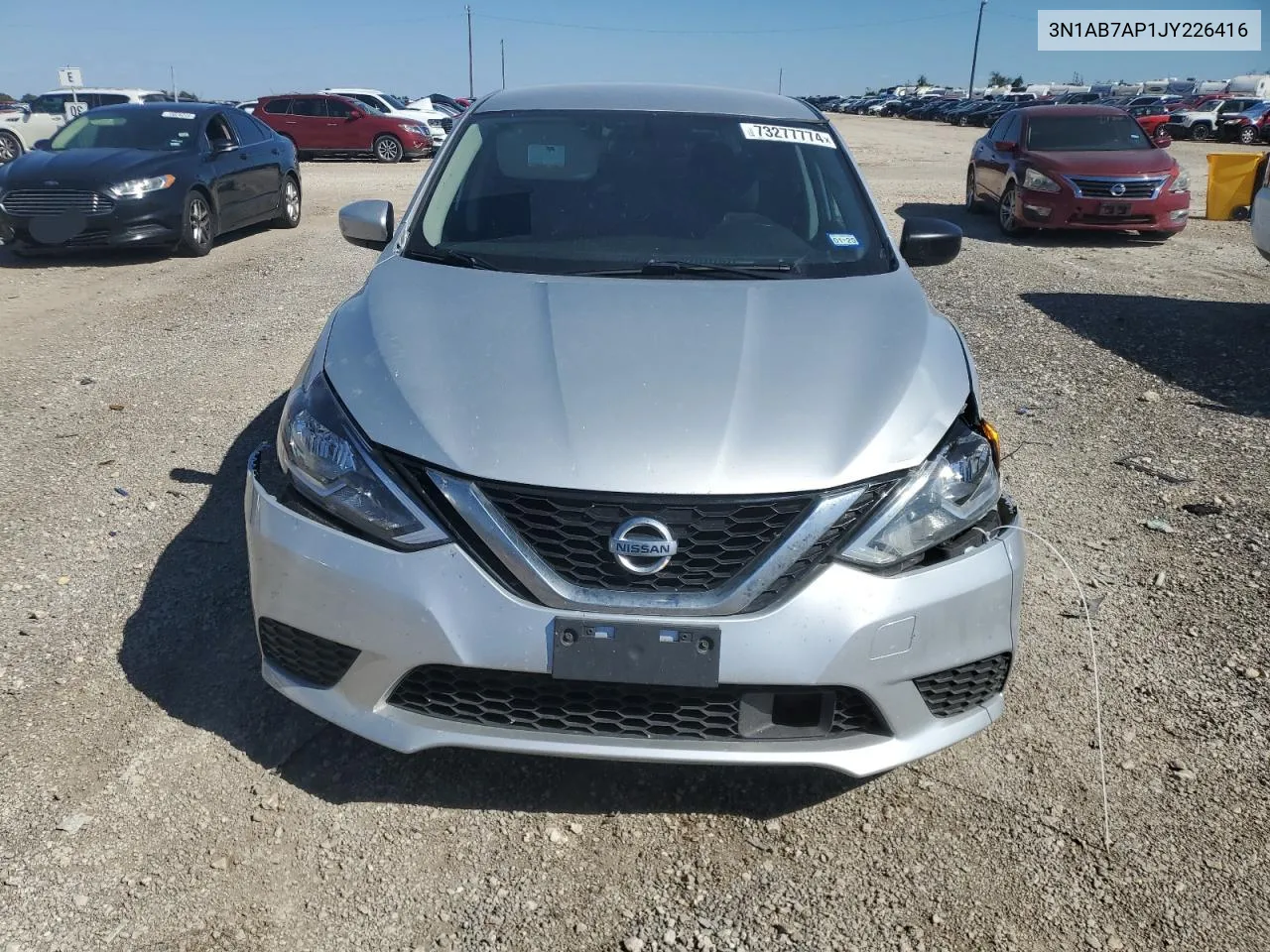 2018 Nissan Sentra S VIN: 3N1AB7AP1JY226416 Lot: 73277774