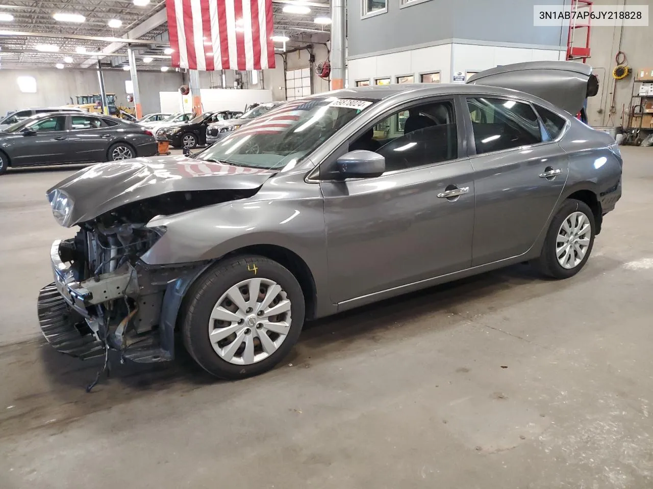 2018 Nissan Sentra S VIN: 3N1AB7AP6JY218828 Lot: 73303824