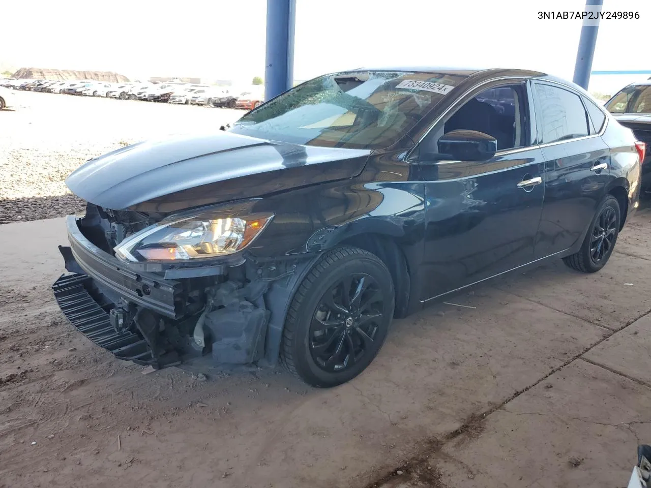 2018 Nissan Sentra S VIN: 3N1AB7AP2JY249896 Lot: 73340924